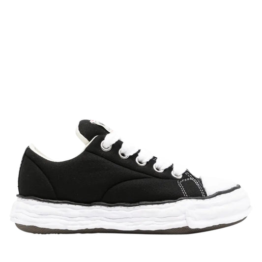 Maison Mihara Yasuhiro Peterson 23 OG Sole Padded Canvas Low Top Sneakers Black