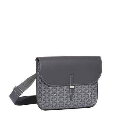 Goyard Coursier Messenger Bag Grey