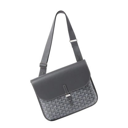 Goyard Coursier Messenger Bag Grey