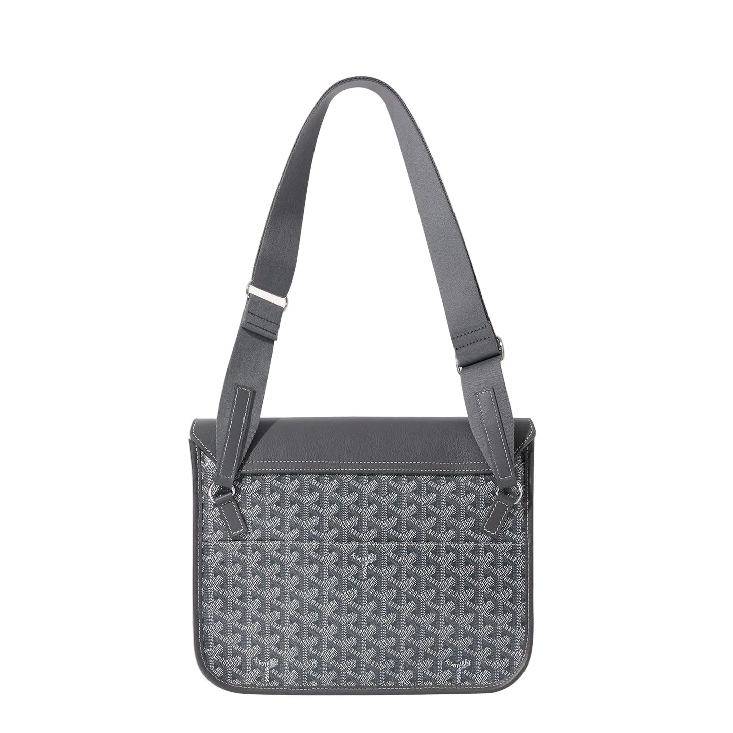 Goyard Coursier Messenger Bag Grey