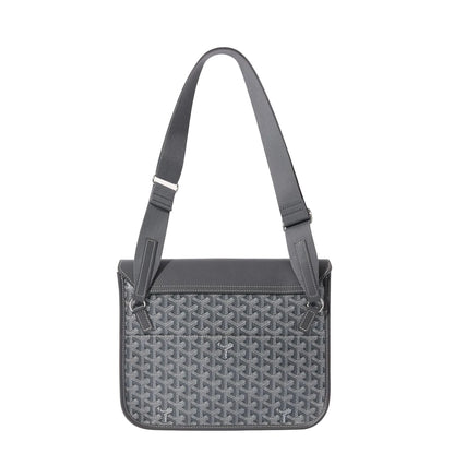 Goyard Coursier Messenger Bag Grey