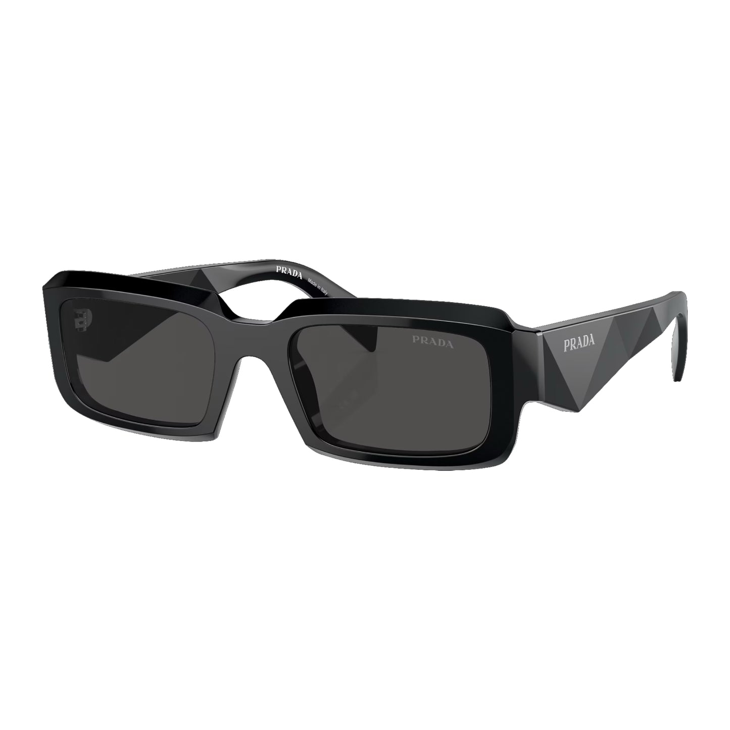 Prada Irregular Triangle Logo Sunglasses Black (PR27Z)