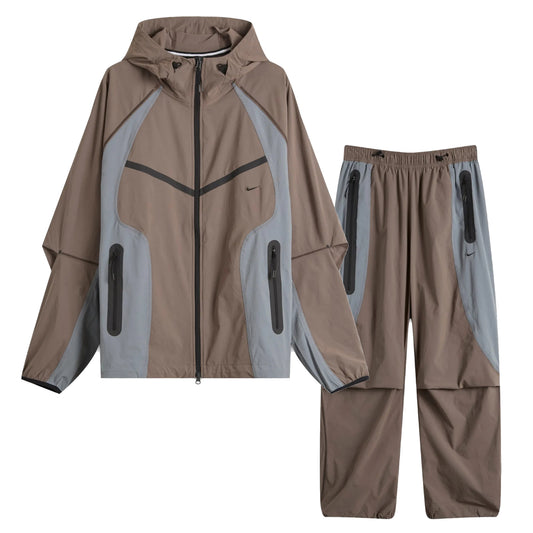Nike Tech Woven Pro Full Set Tracksuit Cave Stone/Cool Grey/Black