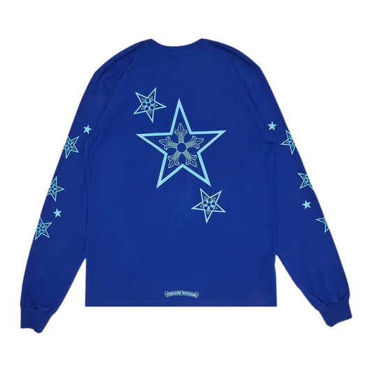 Chrome Hearts Star L/S Shirt Blue