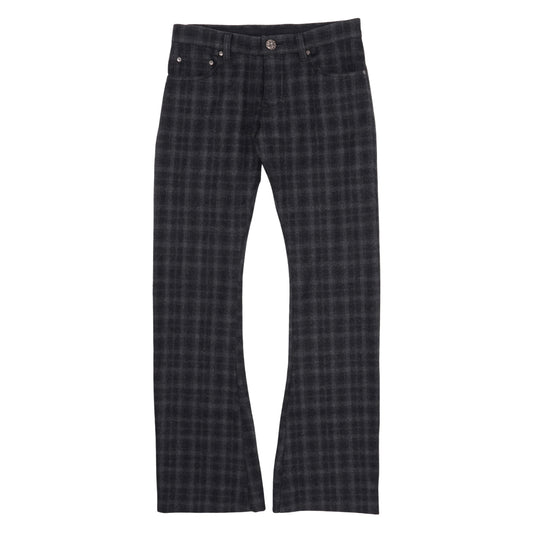 Chrome Hearts The Substitute Wool Plaid Pants Grey/Black