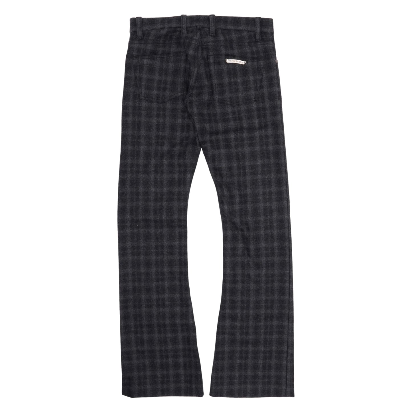 Chrome Hearts The Substitute Wool Plaid Pants Grey/Black
