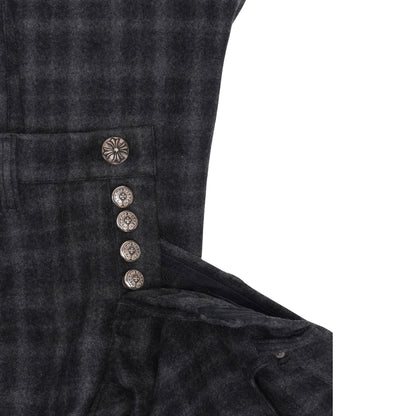 Chrome Hearts The Substitute Wool Plaid Pants Grey/Black