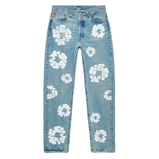Denim Tears x Levi's Cotton Wreath Jean Light Wash