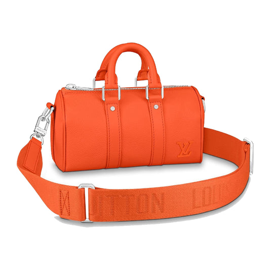 Louis Vuitton Keepall XS in Orange Aerogram Leather
