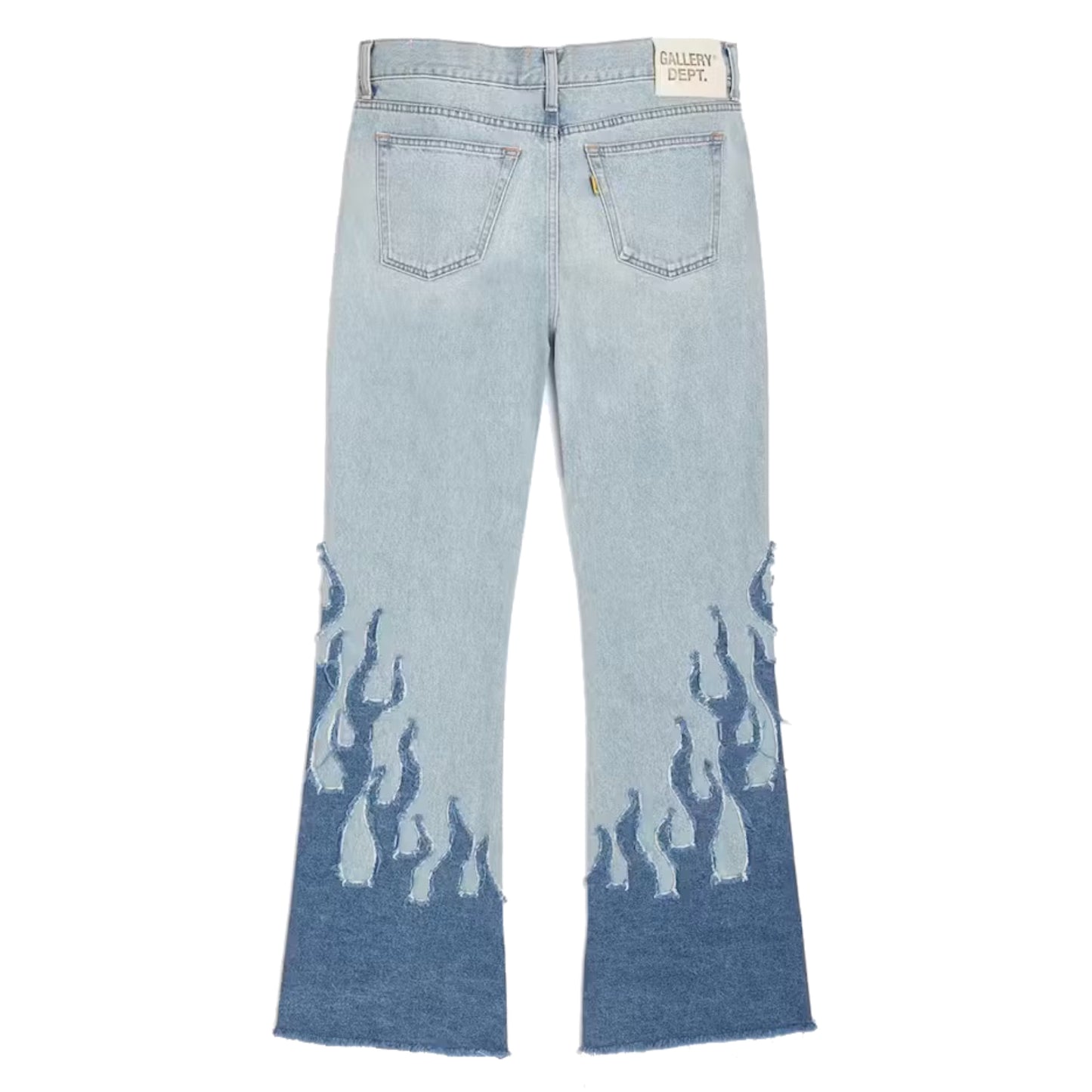 Gallery Dept. LA Blvd Flames Flare Jeans Indigo