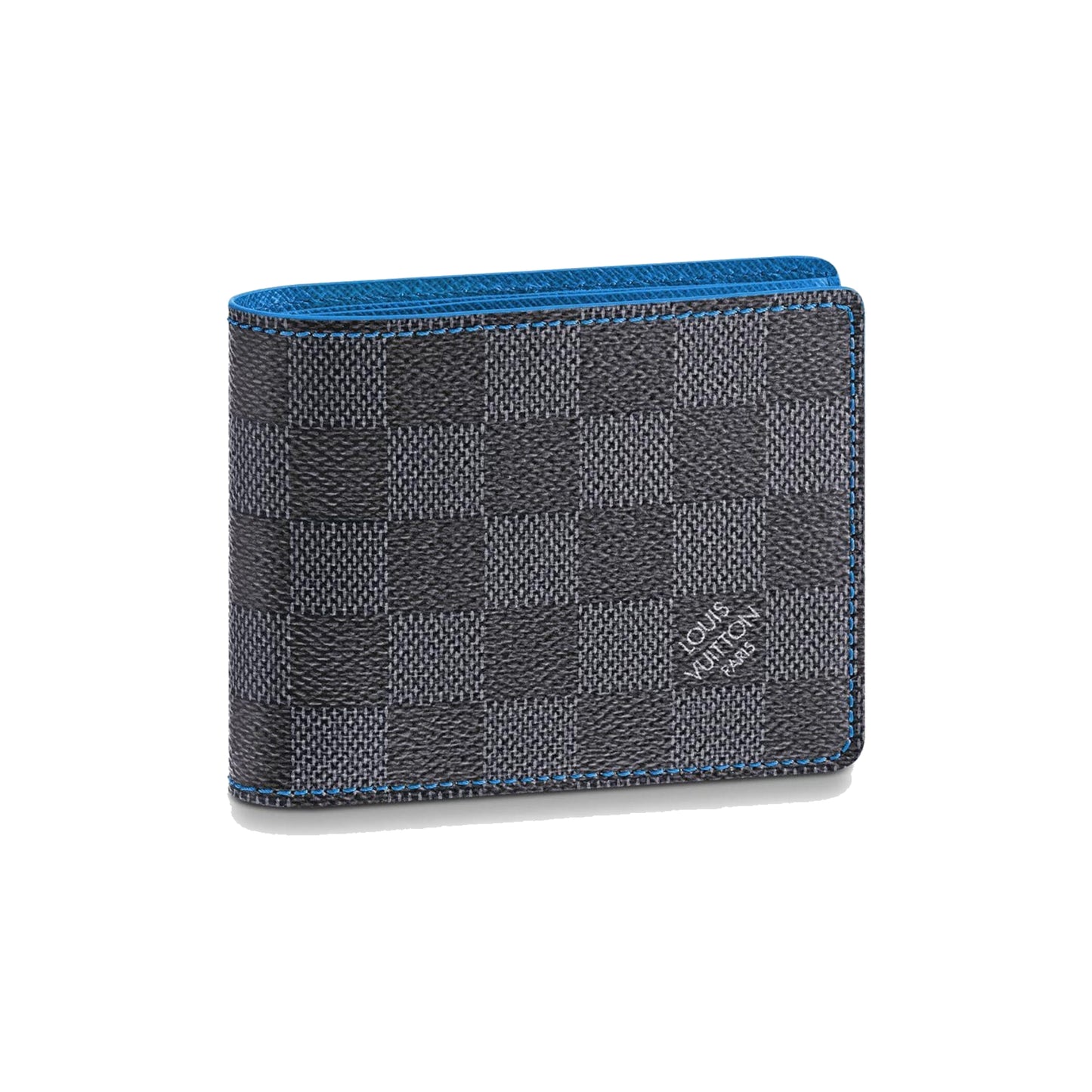 Louis Vuitton Slender Wallet Damier Graphite Blue