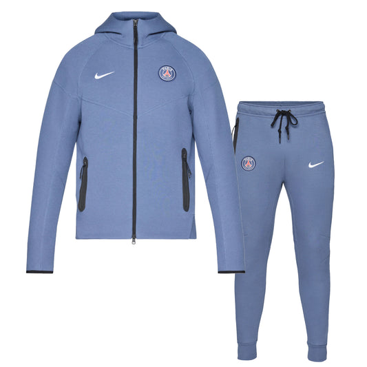 Nike Paris Saint-Germain Sportswear Tech Fleece Full Set Tracksuit Diffused Blue/White