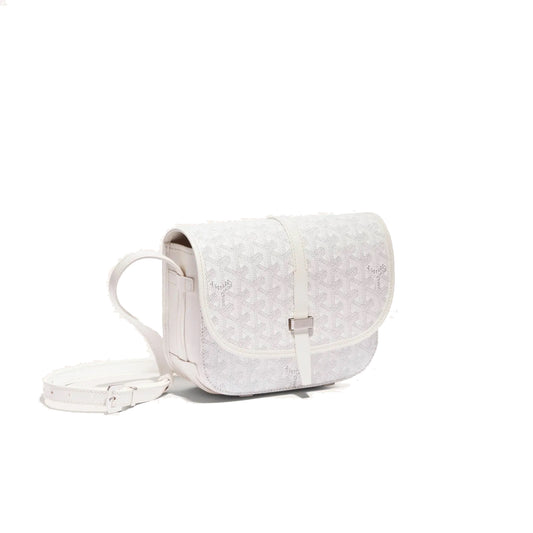 Goyard Belvedere PM Bag Sky White