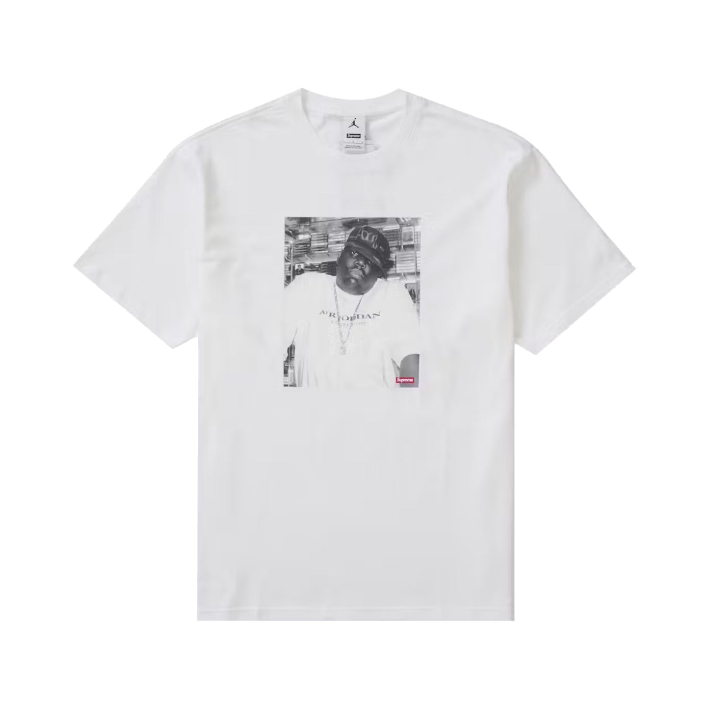Supreme Jordan Biggie S/S Top White