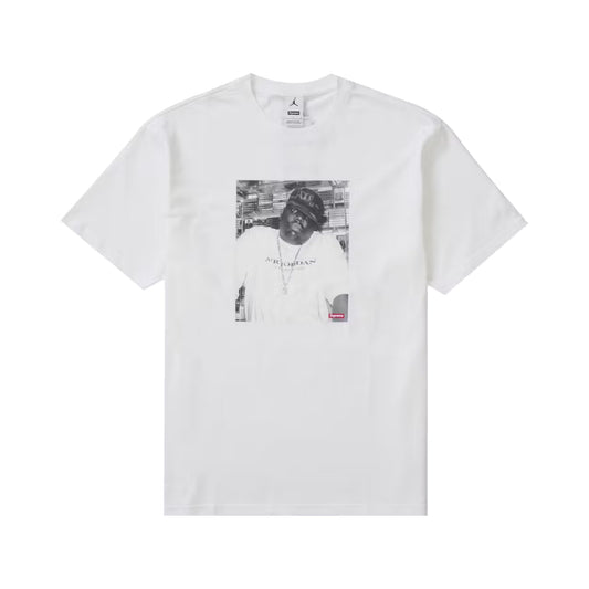 Supreme Jordan Biggie S/S Top White