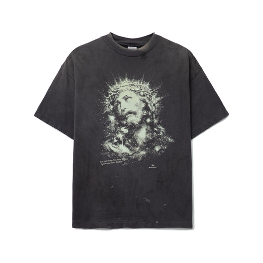 Saint Mxxxxxx Jesus S/S T-Shirt Vintage Black