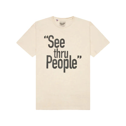 Gallery Dept. See Thru People Tee Archival White