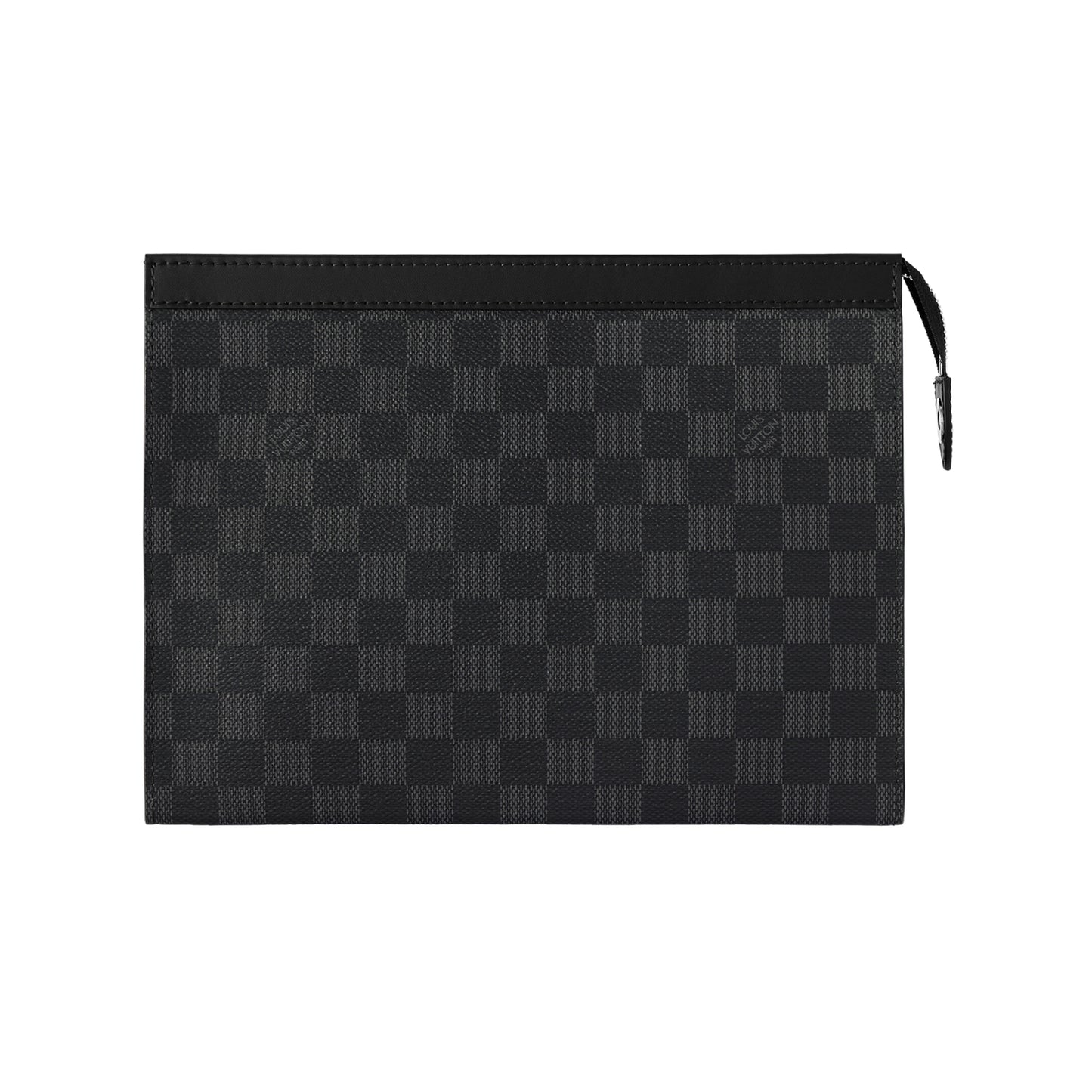 Louis Vuitton Monogram Pochette Voyage MM Damier Graphite Canvas Bag Black