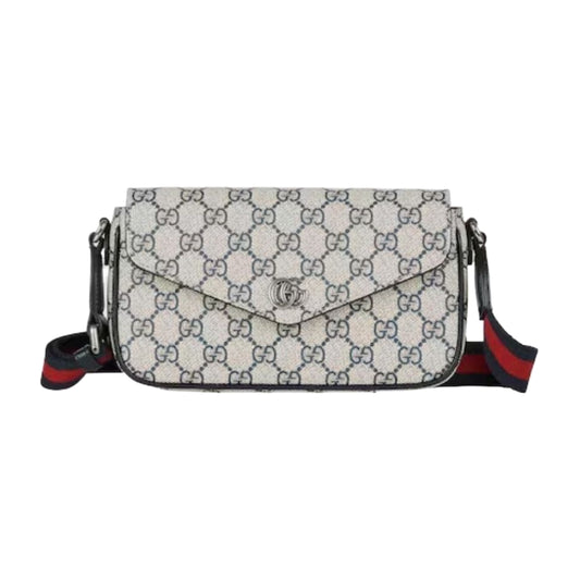 Gucci Ophidia Pochette Bag Beige Grey