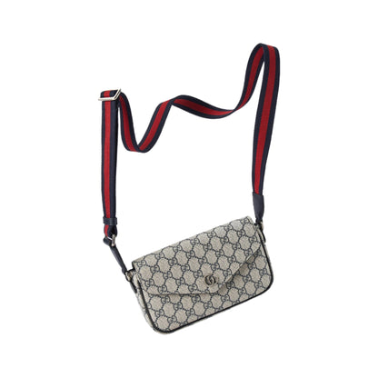 Gucci Ophidia Pochette Bag Beige Grey