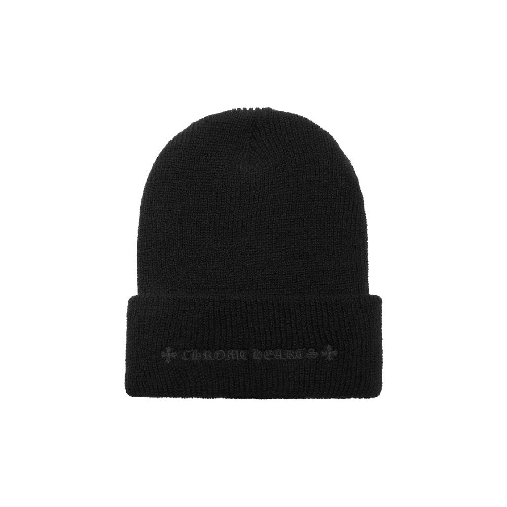 Chrome Hearts Plus Cross Wool Beanie Black