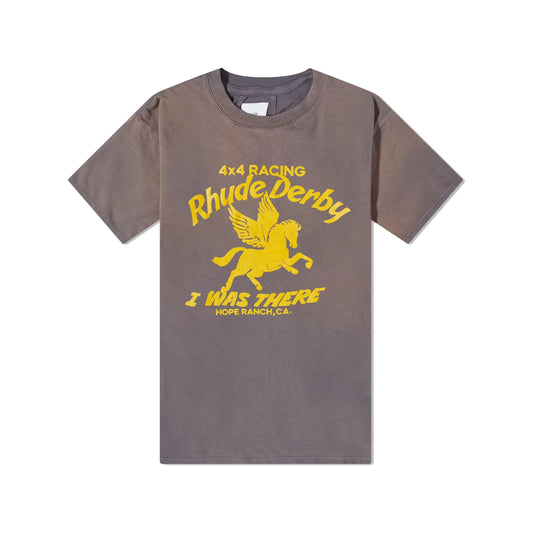 Rhude Derby T-Shirt Vintage Grey