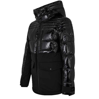Moose Knuckles Dugald 2 Mixed Media Down Jacket