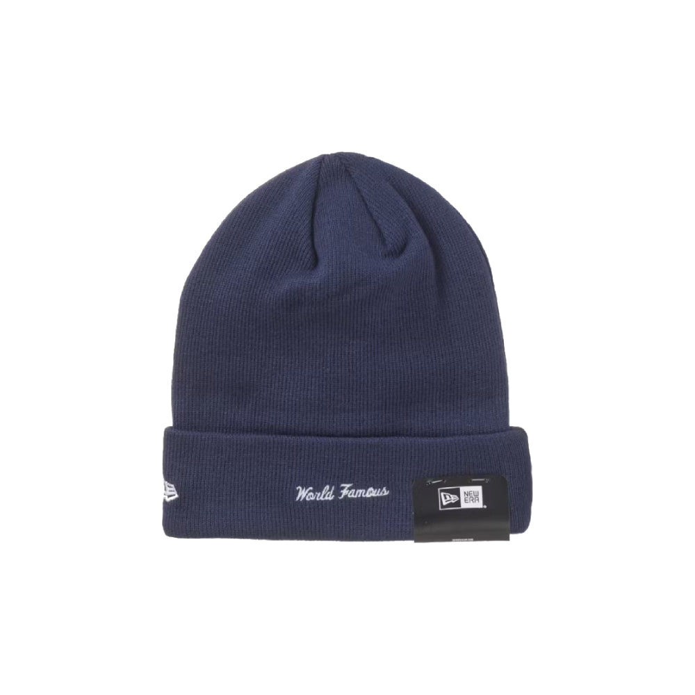 Supreme New Era Box Logo Beanie Navy (FW24)