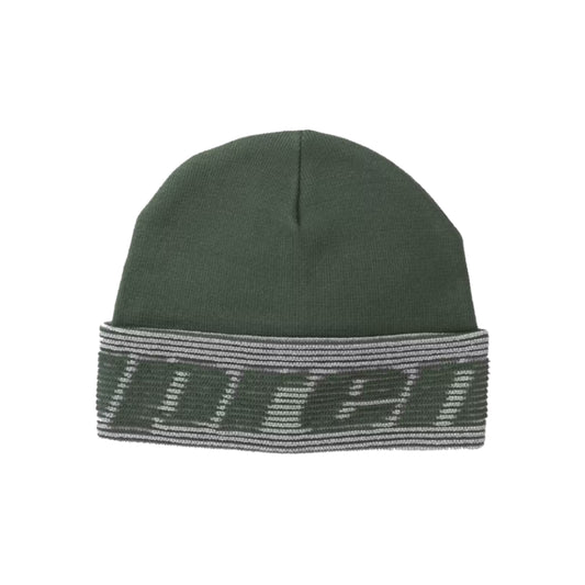 Supreme Reflective Jacquard Beanie Dark Green (FW24)
