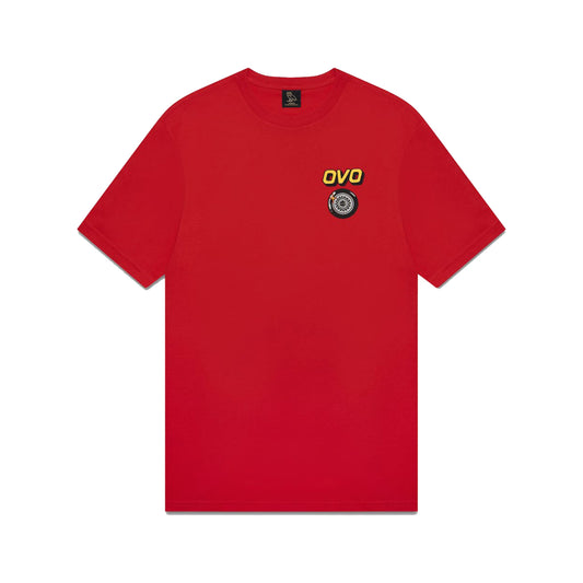 OVO Mechanic Owl T-Shirt Red