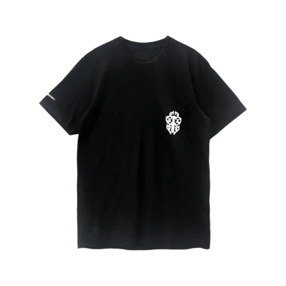 Chrome Hearts Script Dagger Logo T-Shirt Black/White