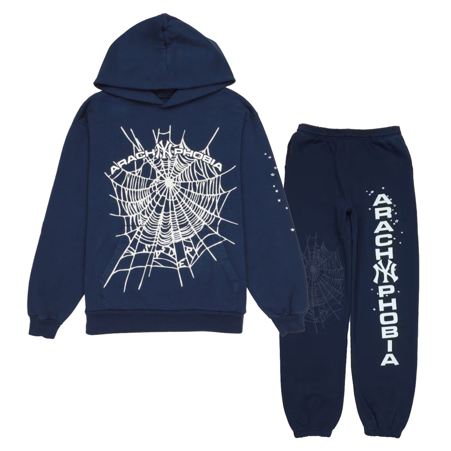 Sp5der Arach NY Phobia Full Set Tracksuit Navy