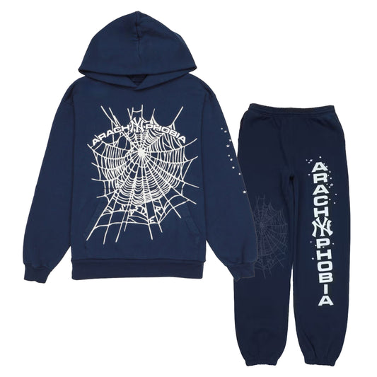 Sp5der Arach NY Phobia Full Set Tracksuit Navy