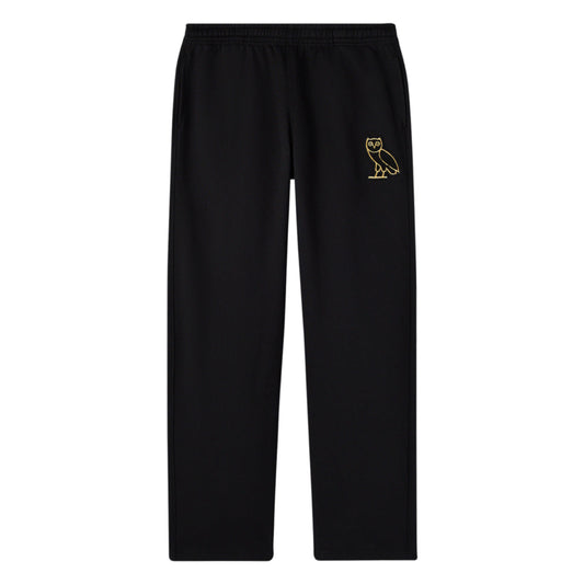OVO Signature Open Hem Sweatpants Black