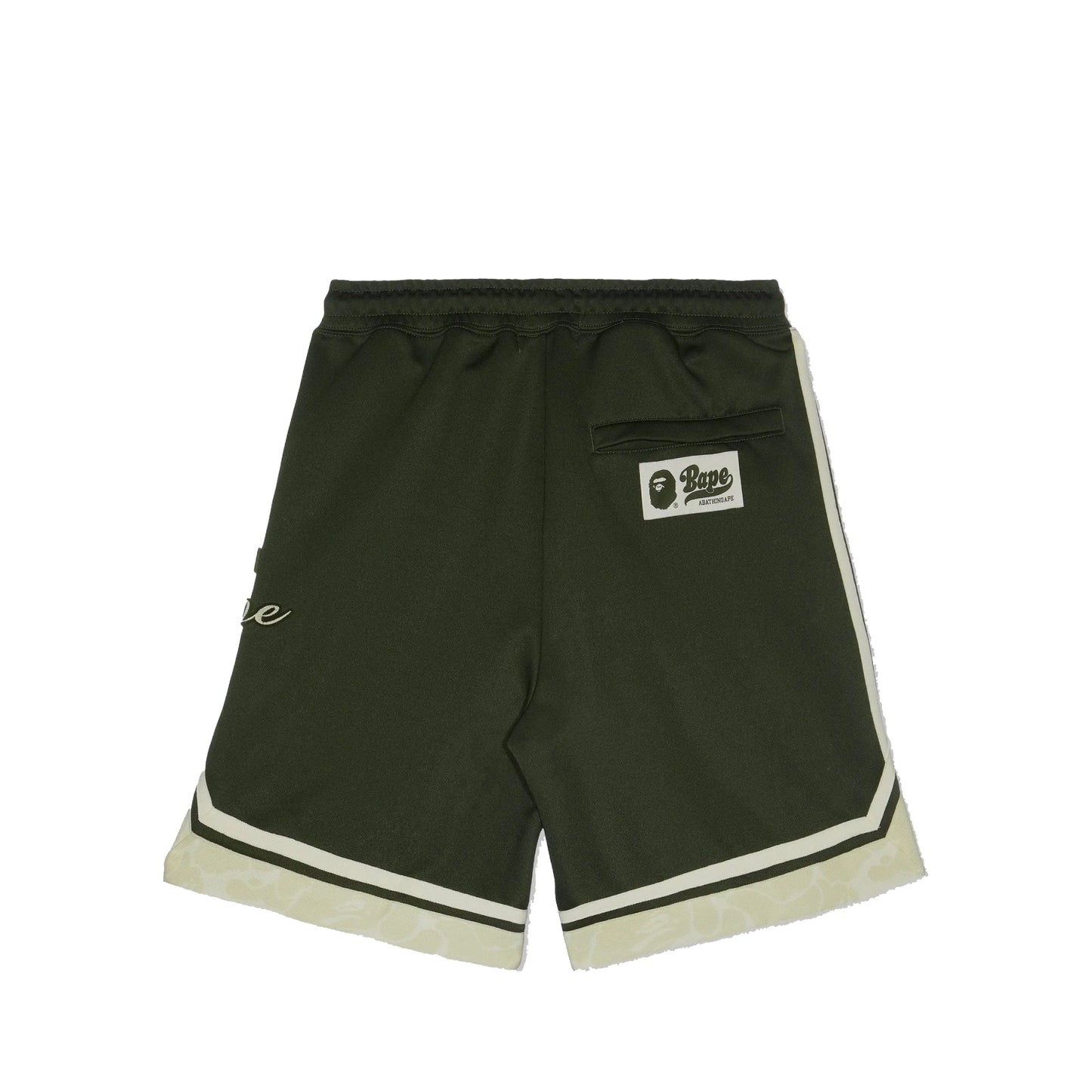 Bape Drawstring Jersey Shorts Green