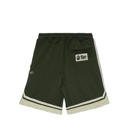 Bape Drawstring Jersey Shorts Green