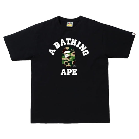 Bape ABC Camo College Tee Black/Green