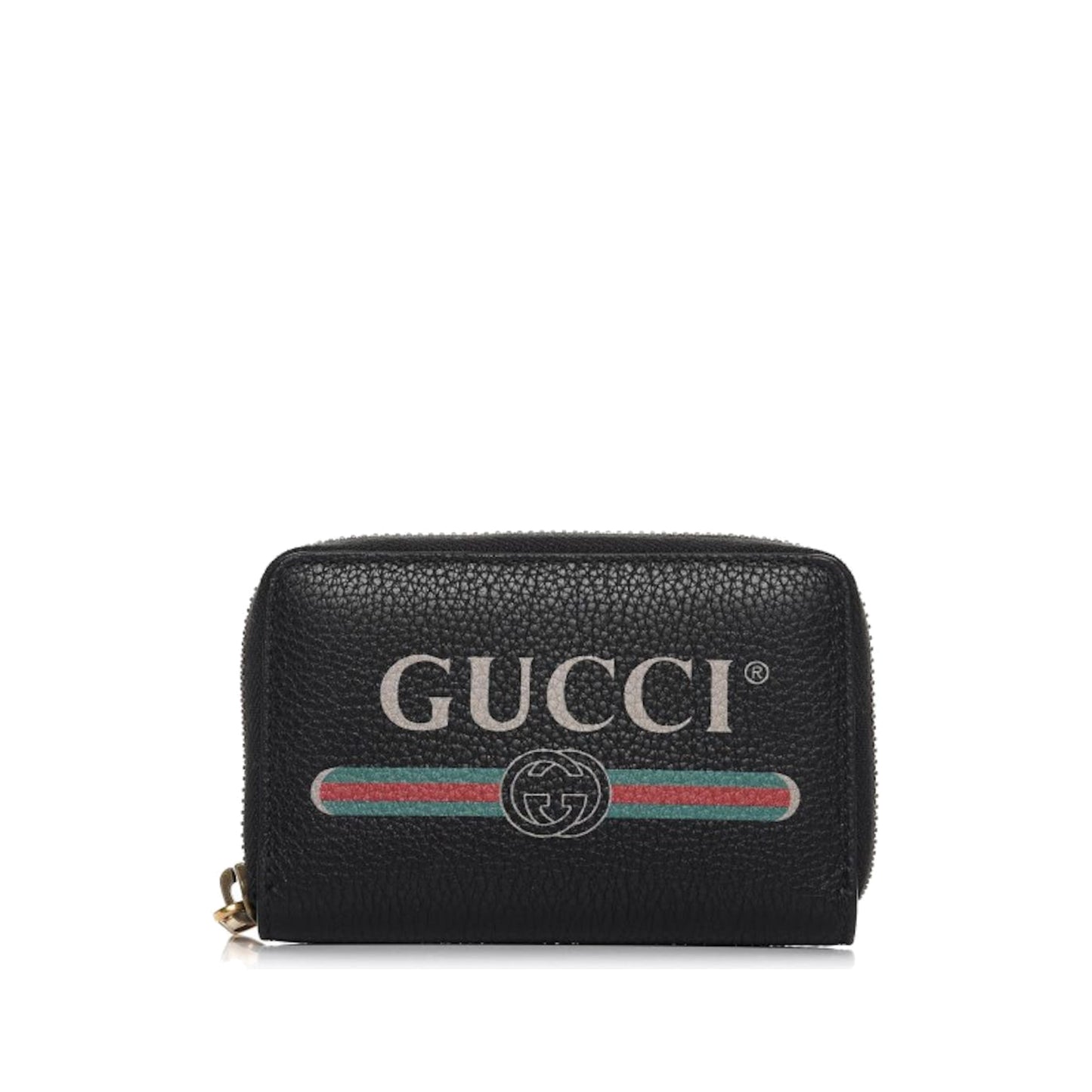 Gucci Zip Around Card Case Black
