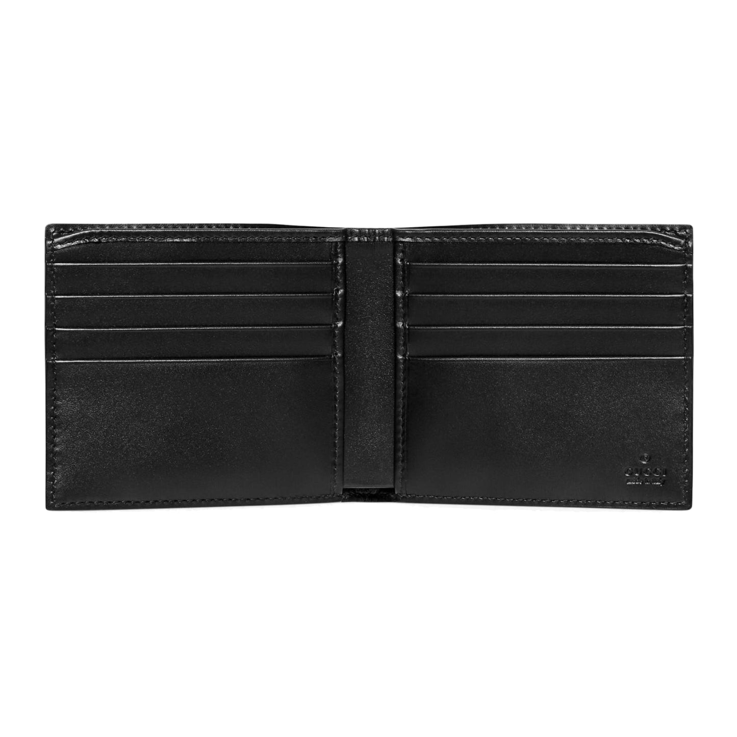 Gucci Bifold Wallet Signature Web (8 Card Slots) Black