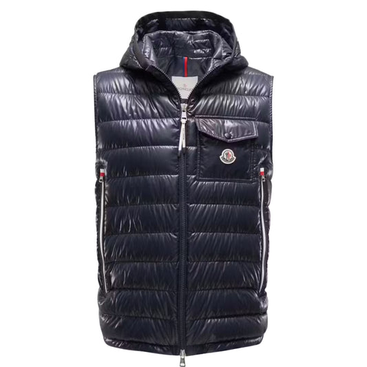 Moncler Ragot Hooded Vest Night Blue