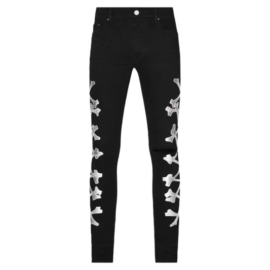 Amiri Bones Jeans Black/Silver