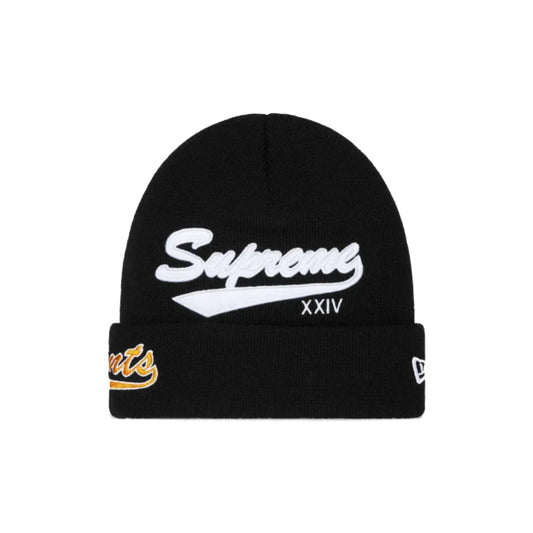 Supreme New Era Salvation Beanie Black