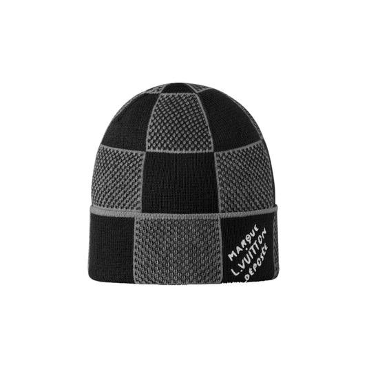 Louis Vuitton Damier Heritage Beanie Black