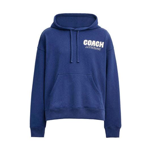 Coach Leatherware New York 1941 Pullover Hoodie Medieval Blue