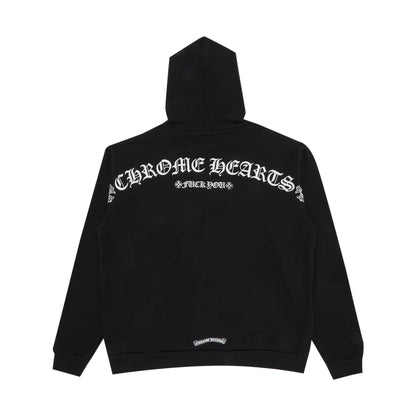 Chrome Hearts Fuck You Tbar Logo Hoodie Black