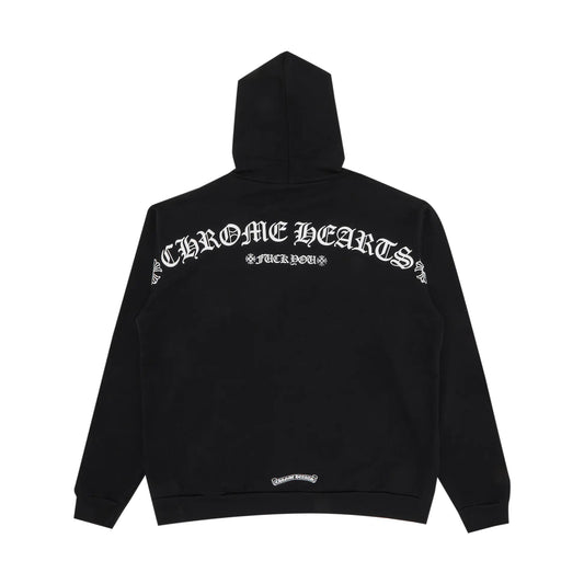 Chrome Hearts Fuck You Tbar Logo Hoodie Black