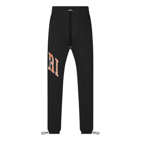 Amiri Bandana Applique Sweatpants Black/Orange