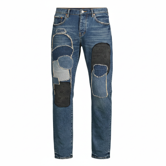Purple Brand Patchwork Jeans Vintage Indigo