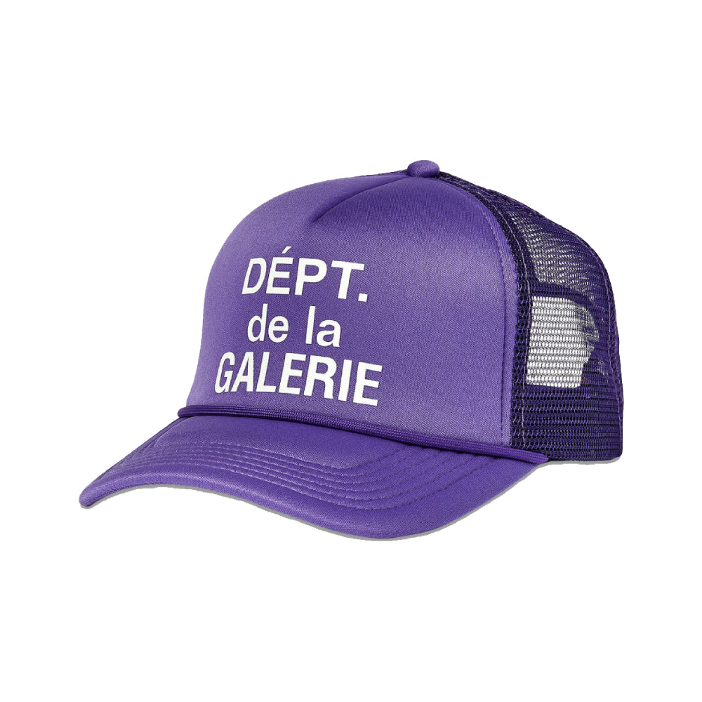 Gallery Dept. French Logo Trucker Hat Flo Purple