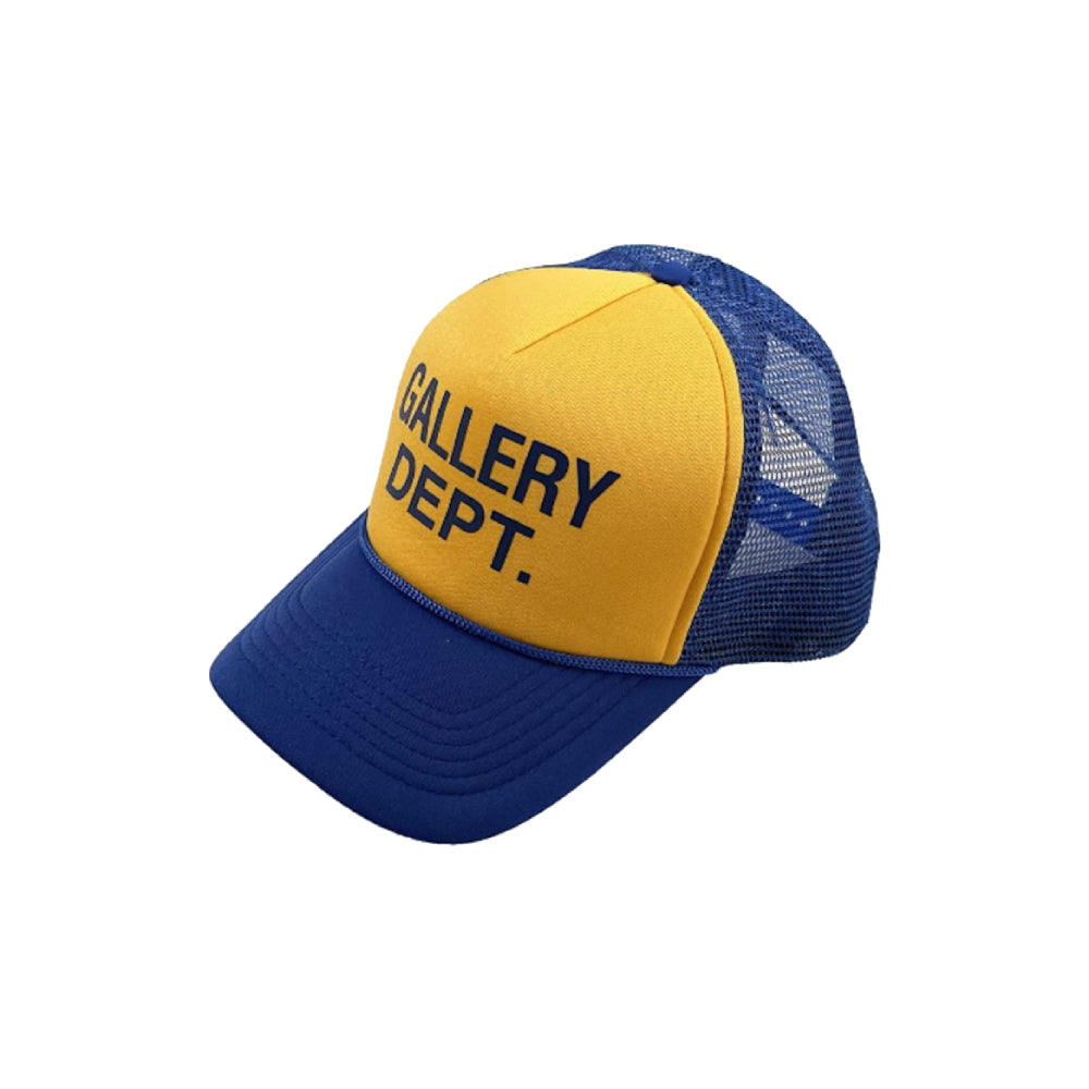 Gallery Dept. Logo Trucker Hat Blue Yellow